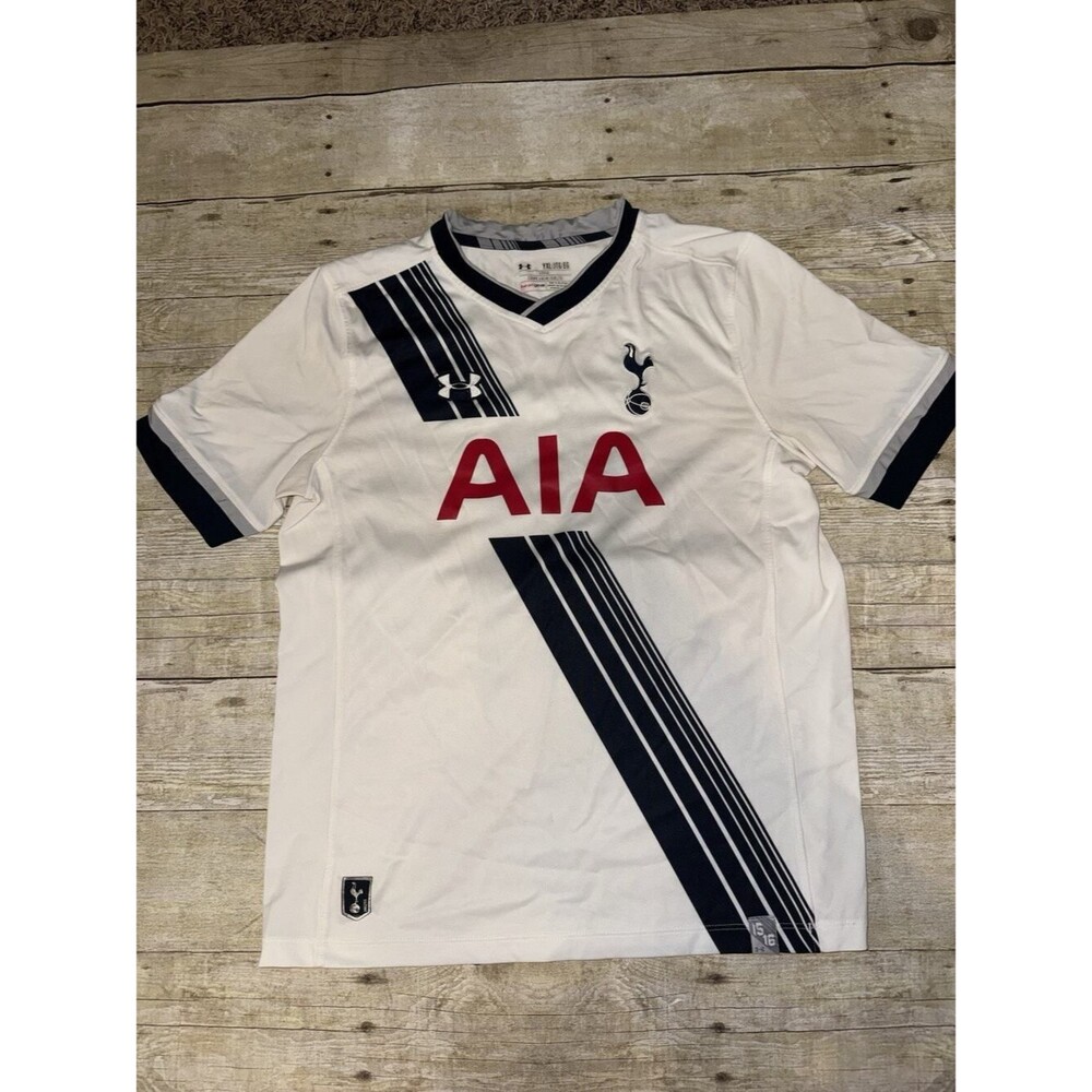 Under Armour Tottenham Hotspur Soccer White Sport Jersey Size Youth XL
